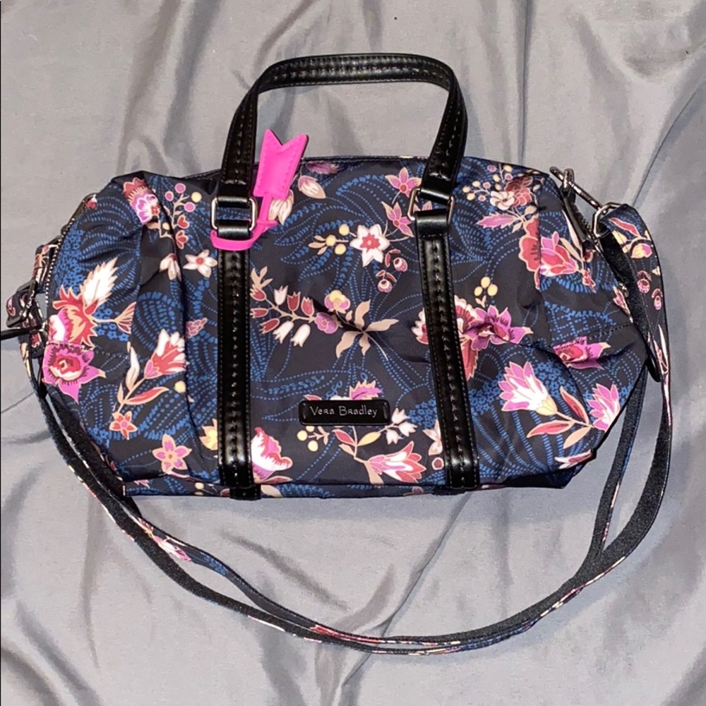 Vera Bradley midtown satchel garden dream